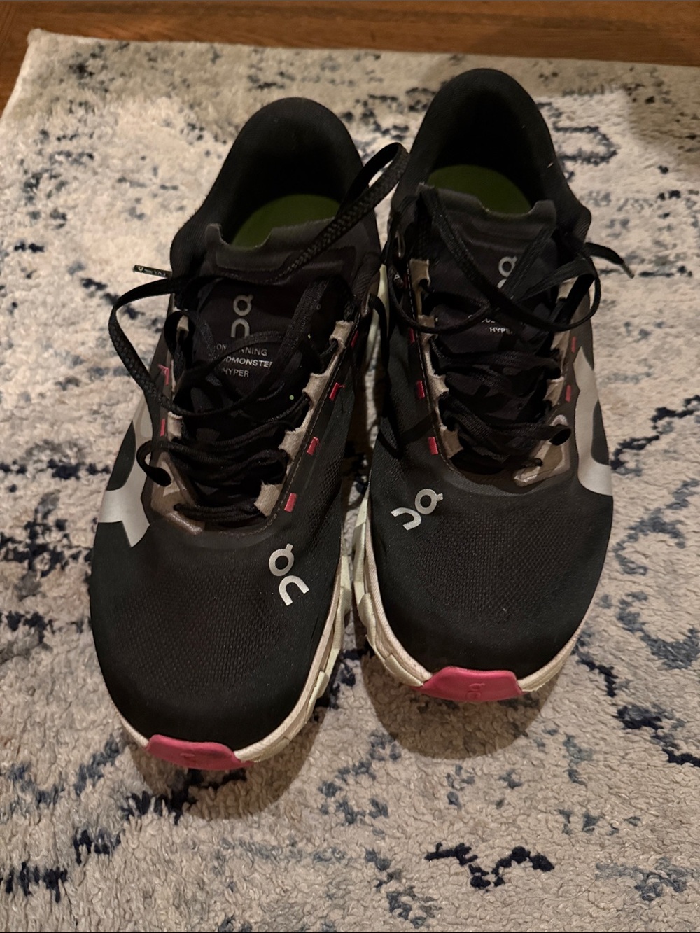 ON cloudmonster hyper Men’s Running Shoes in Black/Lima